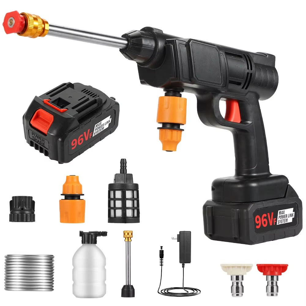 Soluket – Kit Nettoyeur Haute Pression 6 en 1 avec 2 batteries 48 V