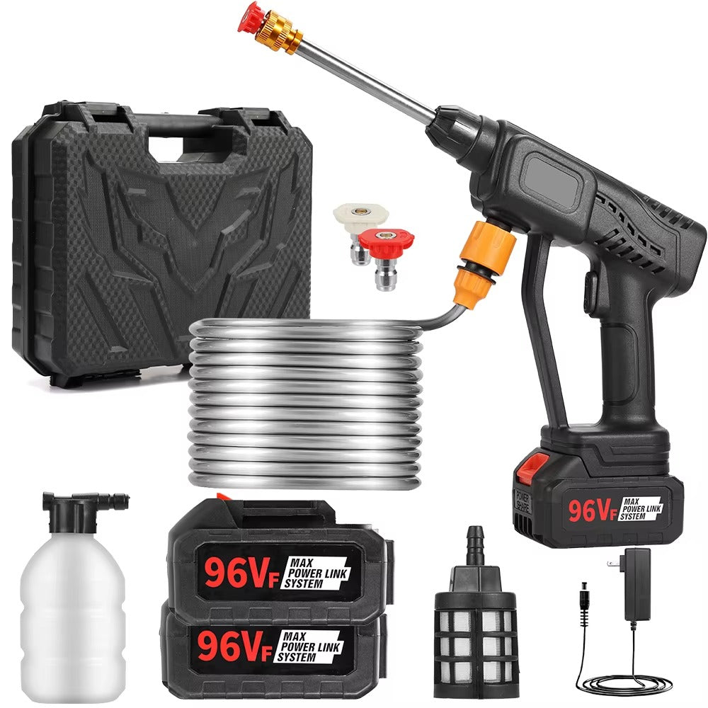 Soluket – Kit Nettoyeur Haute Pression 6 en 1 avec 2 batteries 48 V