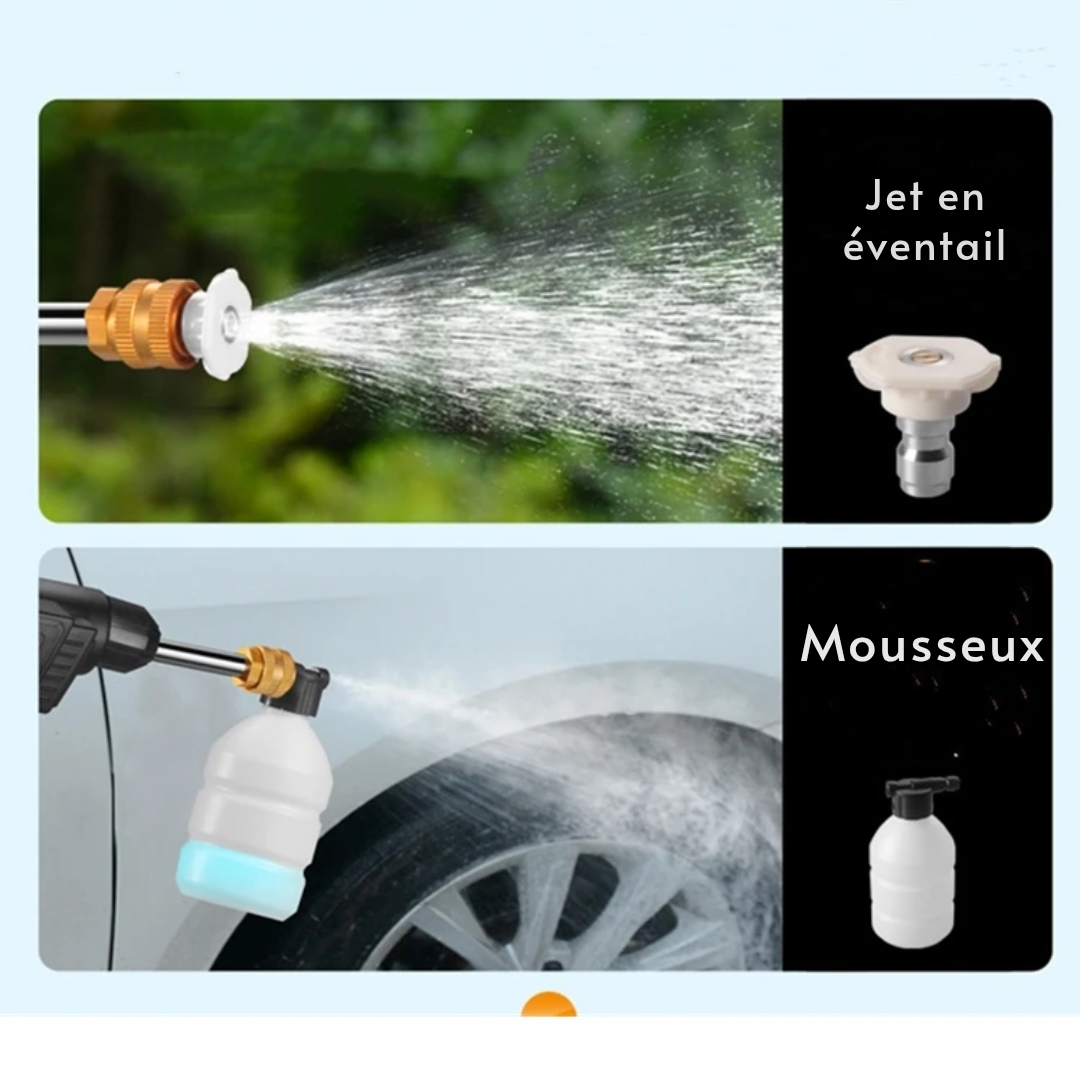 Soluket – Kit Nettoyeur Haute Pression 6 en 1 avec 2 batteries 48 V